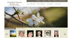 Desktop Screenshot of chambersfuneral.com